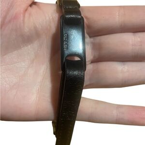 Prada Black Leather/chain women’s belt